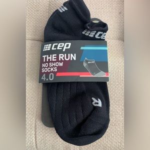 CEP The Run No Show Socks 4.0 Black Size Men’s Large